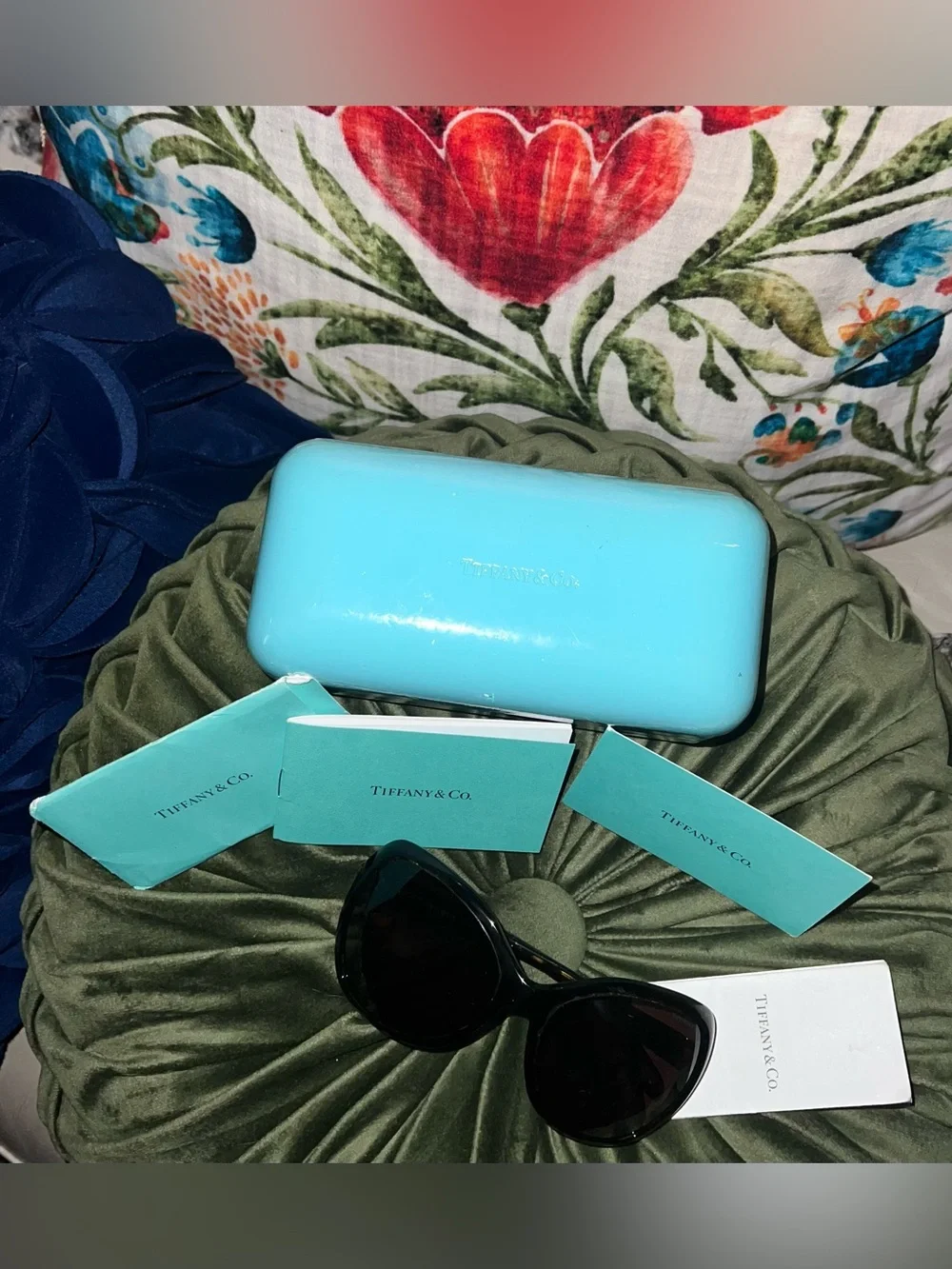 **VINTAGE** Y2K Tiffany & Co. Brown Tortoise Frame Sunglasses with Brown Lenses